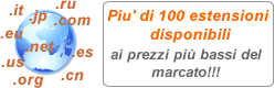 Domini .it, geografici ed oltre 100 TLD internazionali